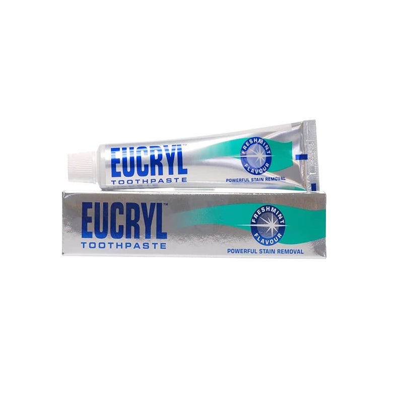 EUCRYL SMOKERS TOOTHPASTE FRESHMINT 50ML POWERFUL STAIN REMOVAL by Eucryl - Image 1