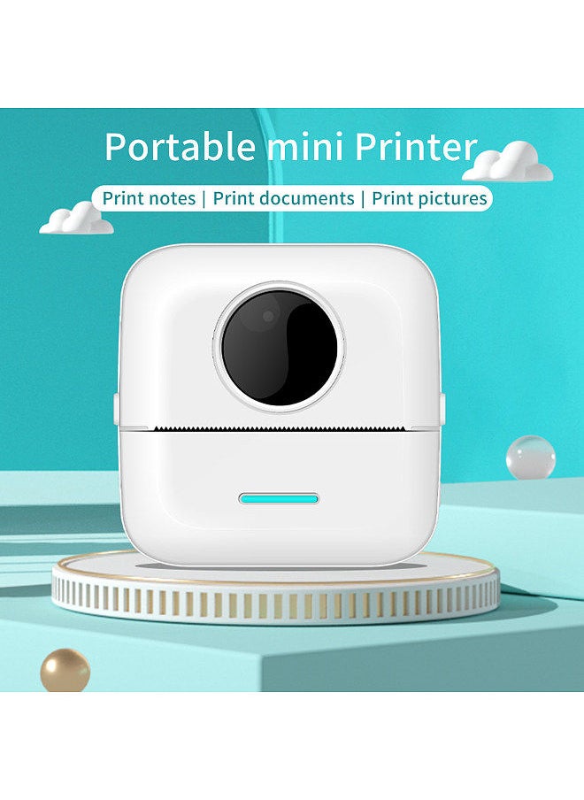 Generic - X5 Thermal Photo Printer Pocket Label Maker 200dpi Wireless Receipt Printer for Work Plan Memo Study Notes Lists Journal Printing Compatible with Android iOS Smartphone - Image 1