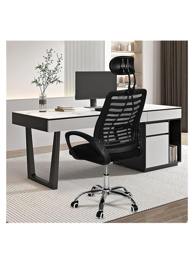 Generic Swivel Mesh Comfort Office Chair Black  - Image 4