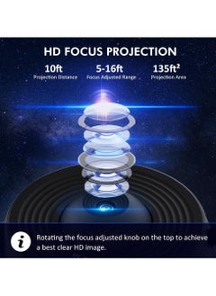 Alruht Projector HD Image Large Projection Area LED Lights for Bedroom Night Light,Planetarium Projector  Night Light Projector for Kids  - Image 5