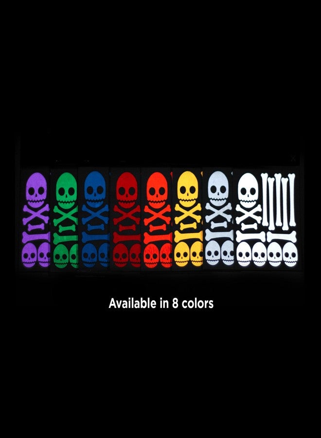 RydeSafe Reflective Decals Skull & Bones Kit, Black - Image 3