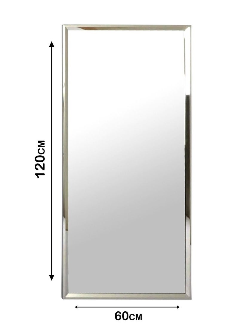Rectangular Mirror With Stainless Steel Frame 60*120cm.  - Image 4