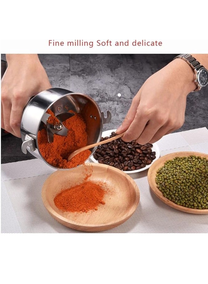 Grain Mill Grinder, High-Speed, Stainless Steel, Fine Powder, Family Use - Image 4