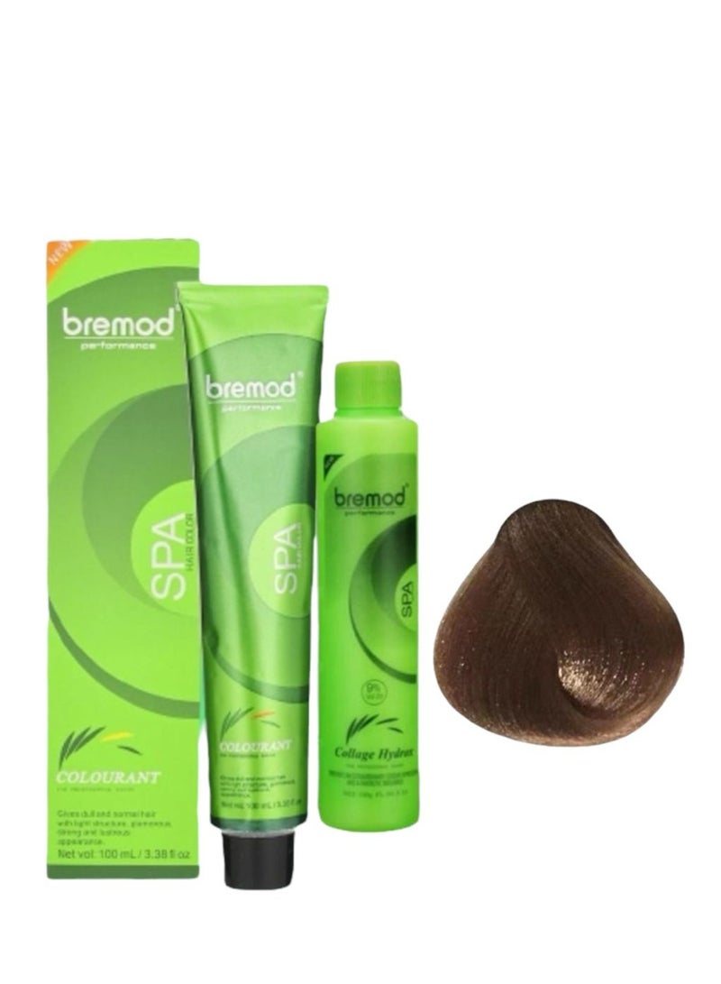 صبغة شعر شاي عسل بني برمود مع أوكسي 9.01