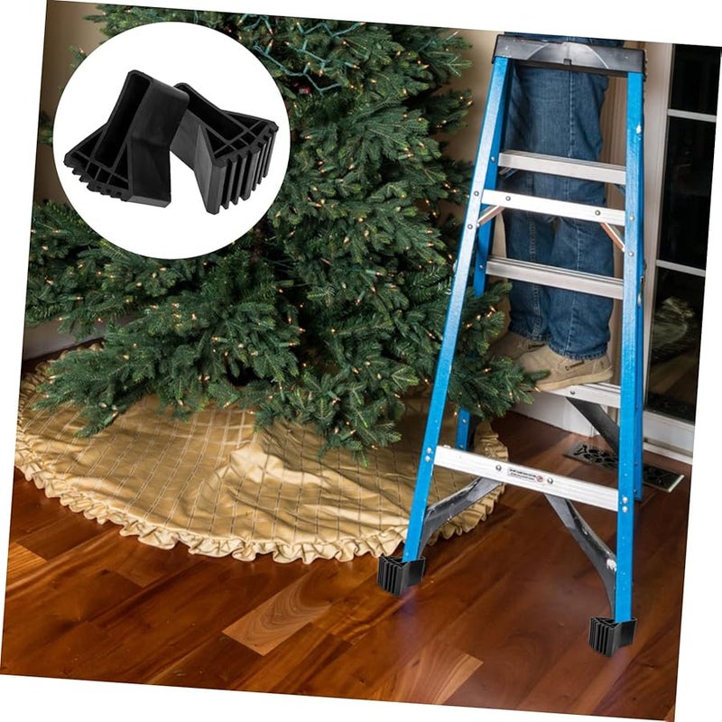 2Pcs Ladder Leg Protective Covers Wear Resistant Foot Pads for Enhanced Stability and Floor Protection - Image 5