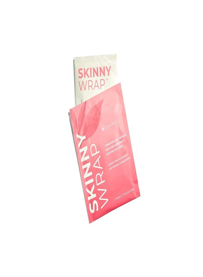It Works! Skinny Wrap - 3 Count Firming Body Contour Wraps with Seaweed, Green Tea & Guarana - Toning & Tightening Wraps for Belly, Arms & Thighs - Fast Acting Spa Body Wraps - Image 5