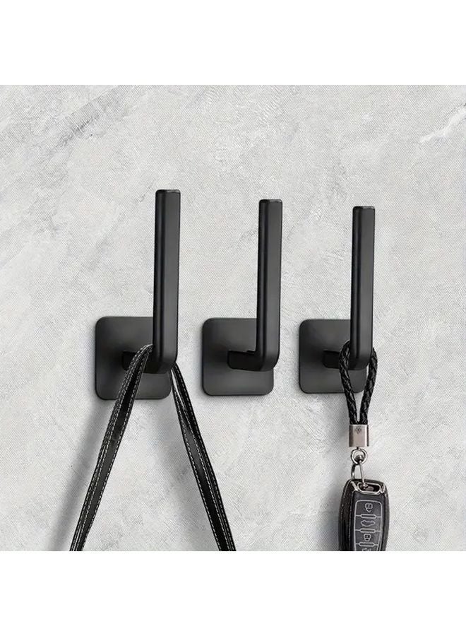 2 Random Color No Drill Wall Hooks Strong Adhesive Plastic Hanging Hooks for Clothes Kitchen Storage - Image 4