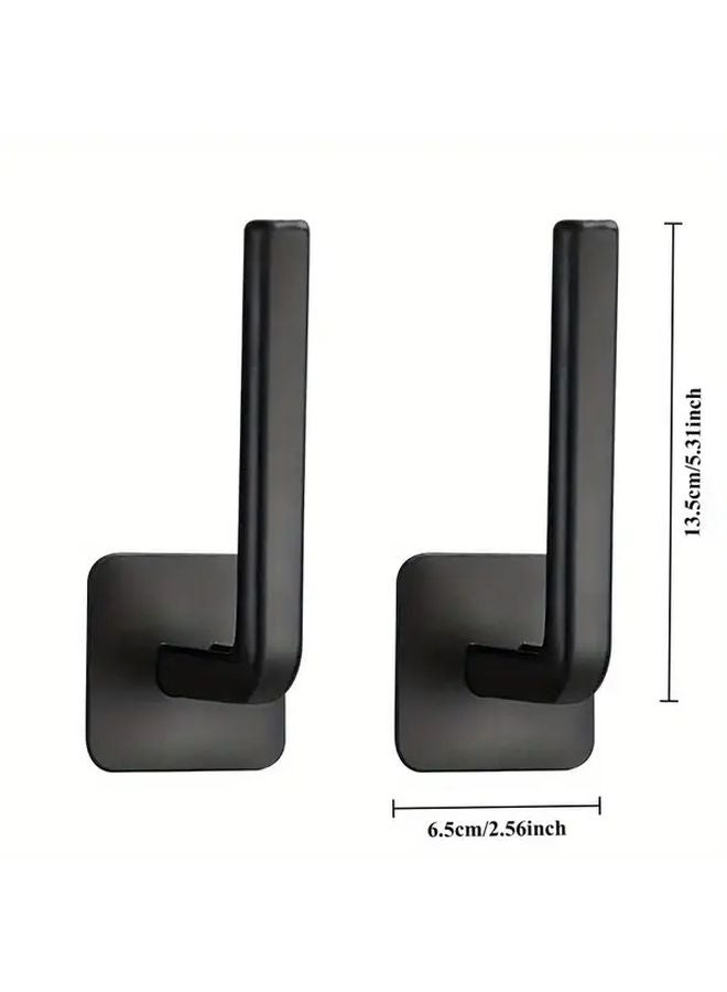 2 Random Color No Drill Wall Hooks Strong Adhesive Plastic Hanging Hooks for Clothes Kitchen Storage - Image 5