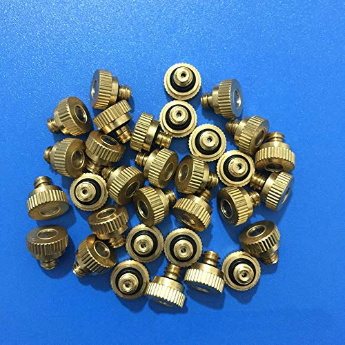 RuoFeng Mister Nozzles Brass For Outdoor Cooling System Low-Pressure Atomizer 22 pcs Orifice 0.008" (0.2 mm) 10-24 UNC - Image 4