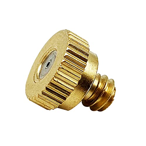 RuoFeng Mister Nozzles Brass For Outdoor Cooling System Low-Pressure Atomizer 22 pcs Orifice 0.008" (0.2 mm) 10-24 UNC - Image 2