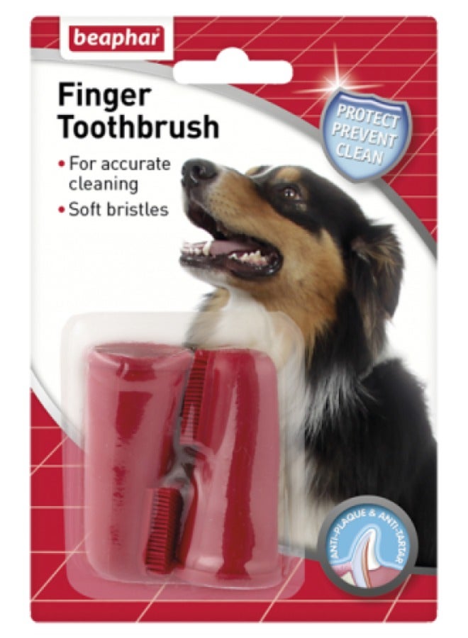 بيفار فرشاة أسنان الإصبع 2 قطعة