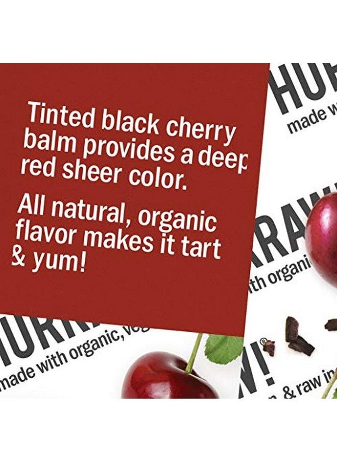 Hurraw! Raspberry Tinted Black Cherry Tinted Hazelnut Tinted Lip Balms 3 Pack Bundle: Organic Certified Vegan Cruelty & Gluten Free. Nongmo 100% Natural. Bee Shea Soy & Palm Free. Made In Usa  - Image 4