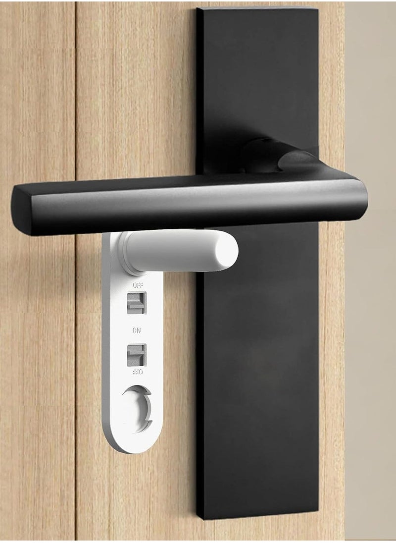 SYOSI - Sliding Door Lock for Child Safety, Childproof Sliding Glass Door Lock, Baby Safety Slide Window Locks for Kids Proof Patio Closet Doors No Drilling Tools Needed Easy Installation 2Pcs - Image 1