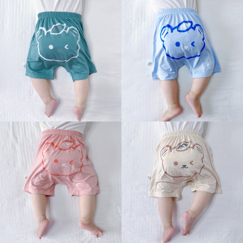 Baby Big Pp Pants Summer Thin Style Unisex Baby Summer Butt Pants Children'S Modal Summer Shorts For Outdoor Wear - Image 2