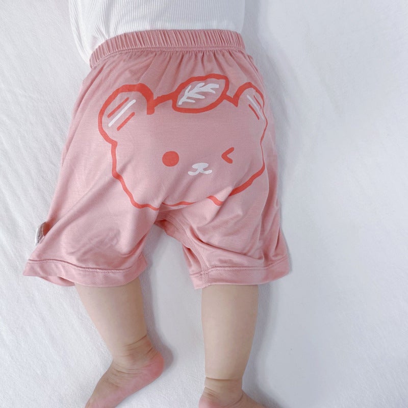 Baby Big Pp Pants Summer Thin Style Unisex Baby Summer Butt Pants Children'S Modal Summer Shorts For Outdoor Wear - Image 1