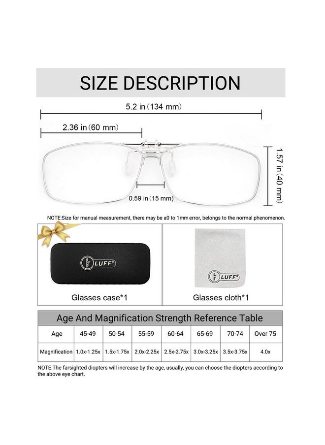 Reading Glasses Clip Antiblue Light Magnifying Glass Portable Clips(2.0X) - pzsku/ZD6B967157DFF3AA142D6Z/45/_/1707979077/79a8f4d6-36e6-434e-9dfb-176a04575dfd