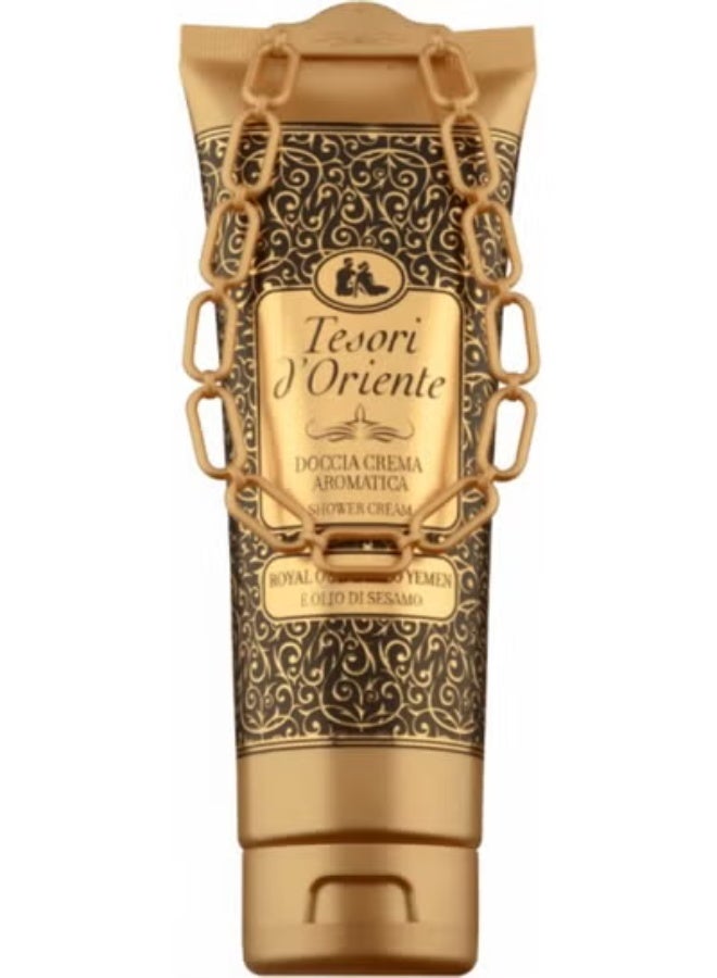 Tesori d'Oriente Aromantic Shower Cream Gel Royal Oud And Sesame Oil For Womens Moisturizing Body Wash For Women Travel Size Body Gel with Skin Care Essentials 250ML