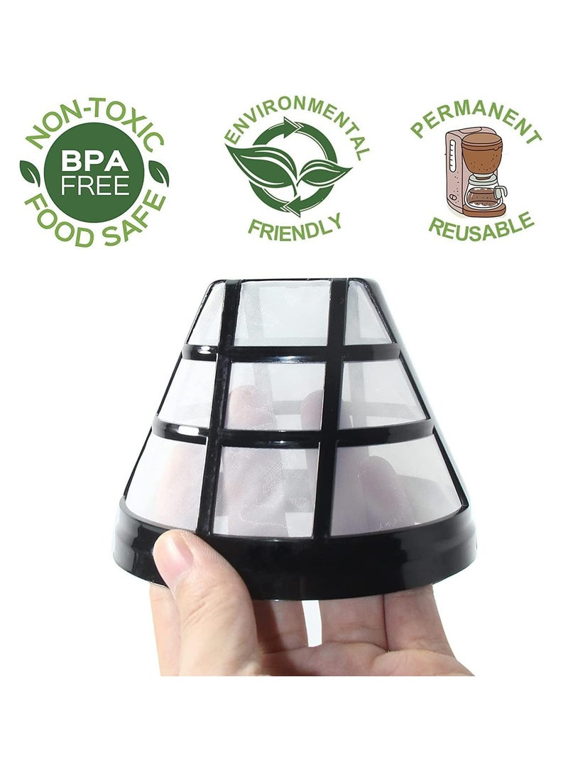 Oasisgalore 4 Reusable Coffee Filters，8-12 Cup Replacement Coffee Filter for Cuisinart Coffee Makers - Image 3