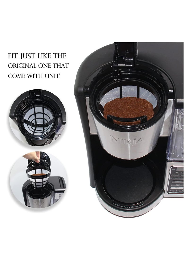 Oasisgalore 4 Reusable Coffee Filters，8-12 Cup Replacement Coffee Filter for Cuisinart Coffee Makers - Image 4