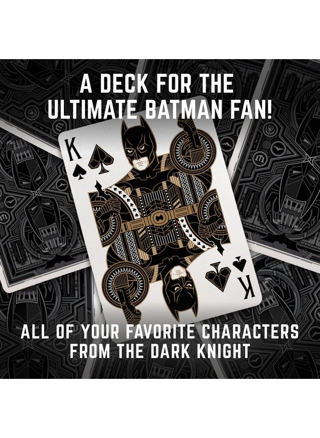 Theory11 theory11 The Dark Knight Trilogy Premium Playing Cards - Officially Licensed Batman Theme Deck  - Image 4