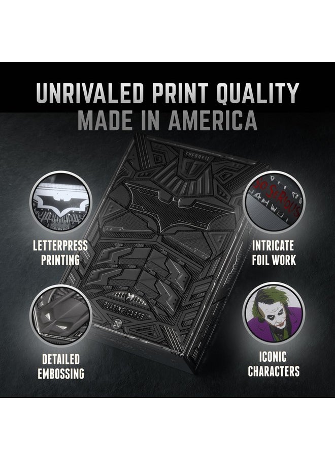 Theory11 theory11 The Dark Knight Trilogy Premium Playing Cards - Officially Licensed Batman Theme Deck  - Image 3