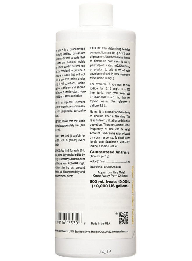 سي تشيم يوديد سيشيم ريف 500 مل - Image 2