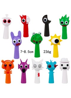 Y&D 12 Piece Sprunki  Figures The Sprunki  Action Figure Toys For Fans Sprunki Series Figures Model Birthday Cake Toppers 