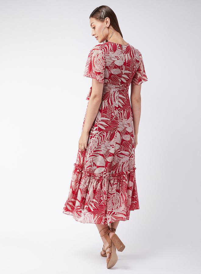 Miss Chase Floral Chiffon Dress  - Image 3