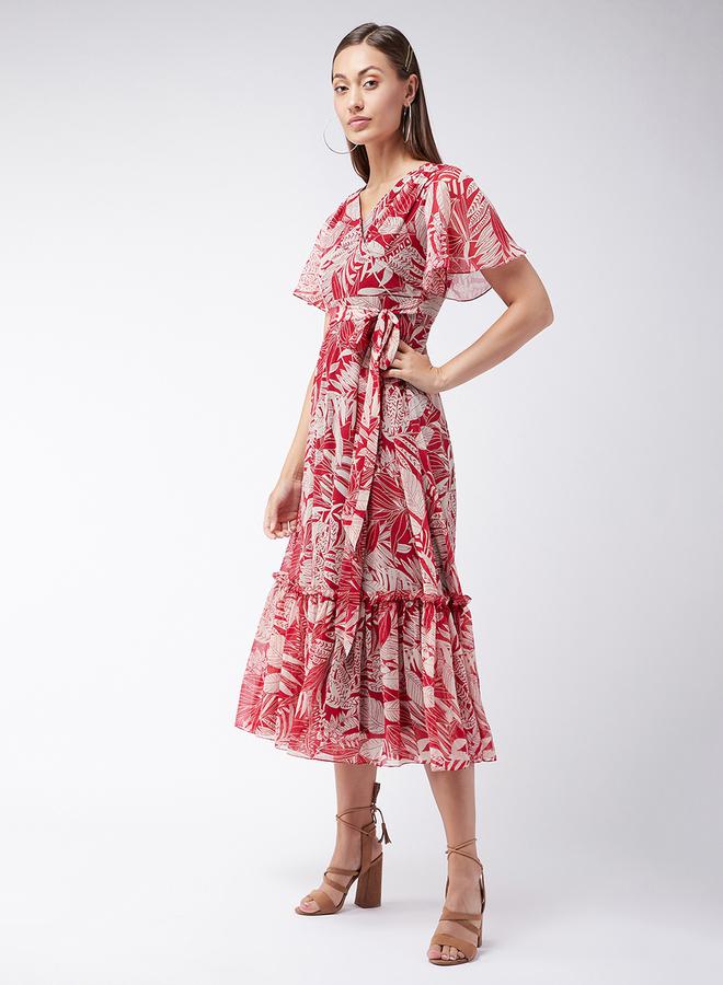 Miss Chase Floral Chiffon Dress  - Image 2