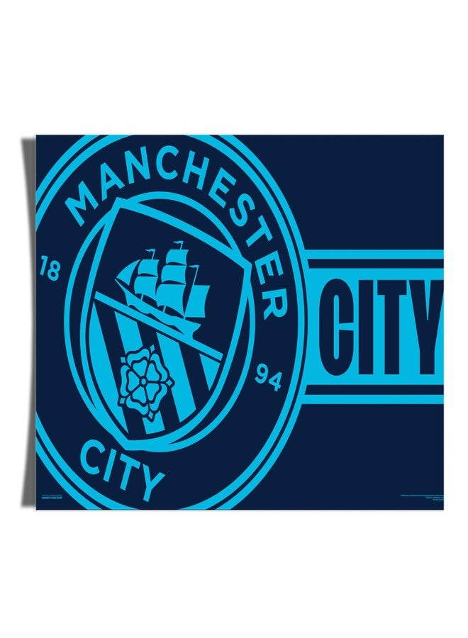 Desert Cactus Manchester City FC Poster Man City MCFC Football Soccer 11 x 17 Inch Room Office Décor Decoration Official Fan Gear (11x17 inch,Style 10) - Image 1