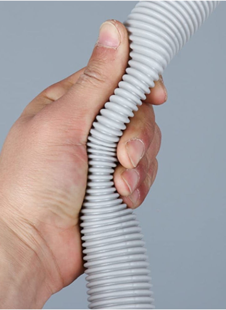 PAMEER 200cm/78.8in  Washing Machine Drain Hose with Clamp for Full & Semi Automatic Washing Machine Outlet Drain Hose Pipe Extension Waste Water Outlet Hose Machine Drain Pipe  Washer Wastewater Drain Outlet  - Image 4