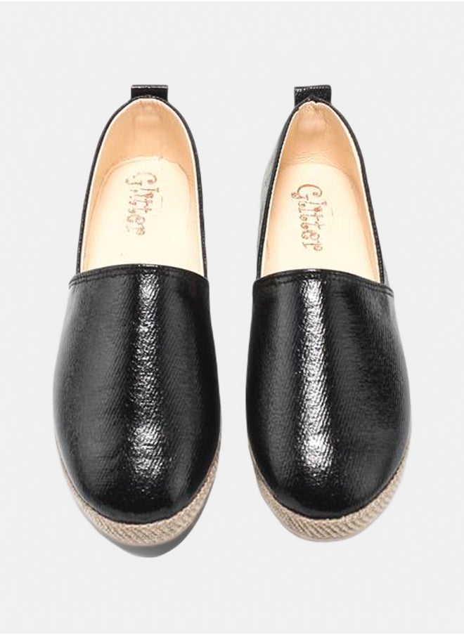 Glitter Women Ballerina - Black  - Image 3