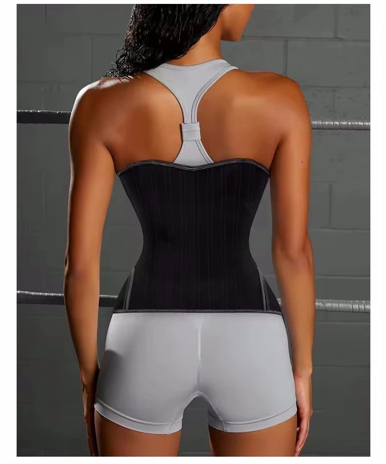 Bluejw New Latex Tummy Control Waist Trainer Korset - Waist Trimmers Slimming Sheath Flat Belly Girdle Body Shaper Corset for Women - Image 4