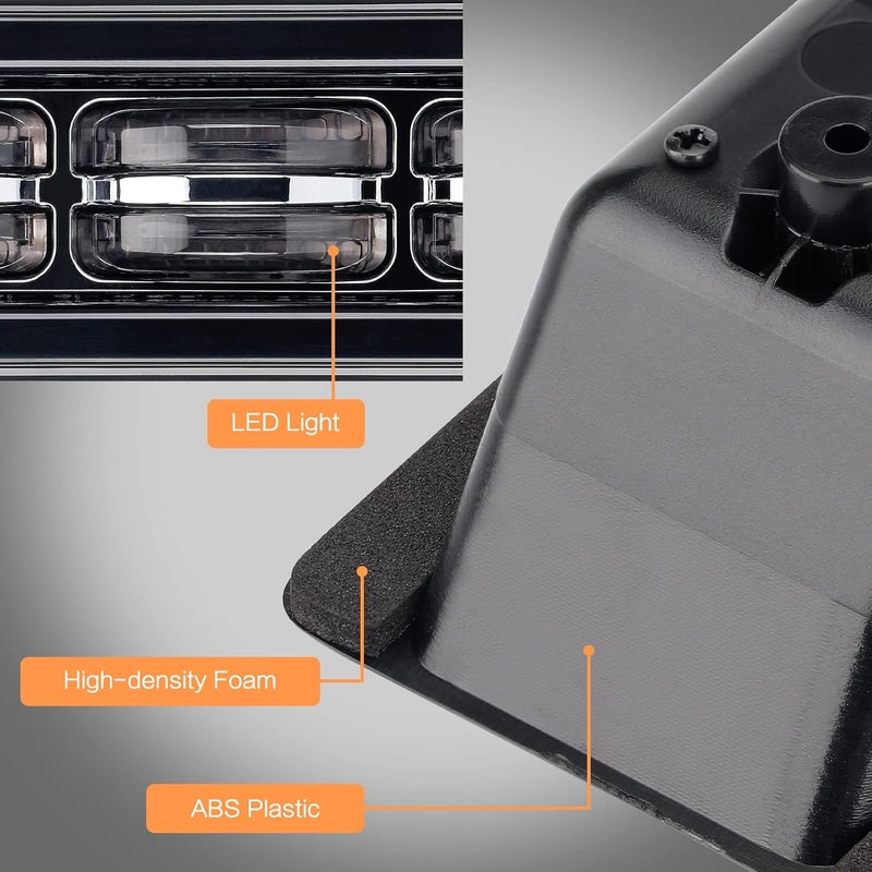 VG MOTO Motorcycle Rear Saddlebag Accent LED Light Insert Filler Support Light for Harley Touring 2014-2022 - Image 4