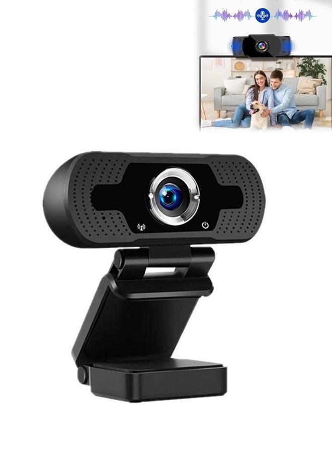 USB Webcam with Built-in Microphone,HD 1080p/30fps,Web Cameras for Computers,Laptop, Desktop,Meetings, Gaming - Image 2