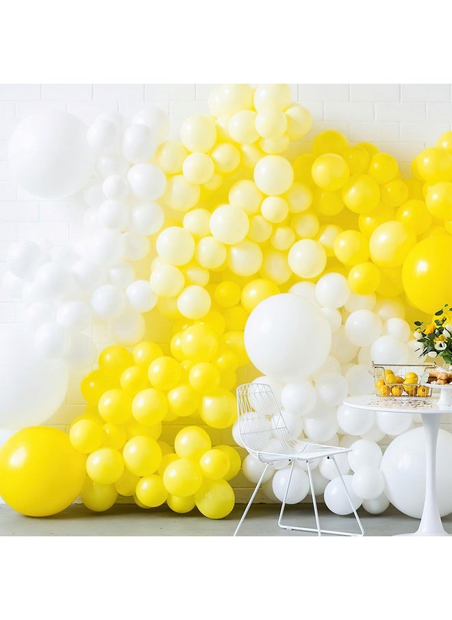 PartyWoo PartyWoo Yellow Balloons, 140 pcs Matte Yellow Balloons Different Sizes Pack of 18 Inch 12 Inch 10 Inch 5 Inch Yellow Latex Balloons for Balloon Garland Balloon Arch as Party Decorations, Yellow-Y55  - Image 5