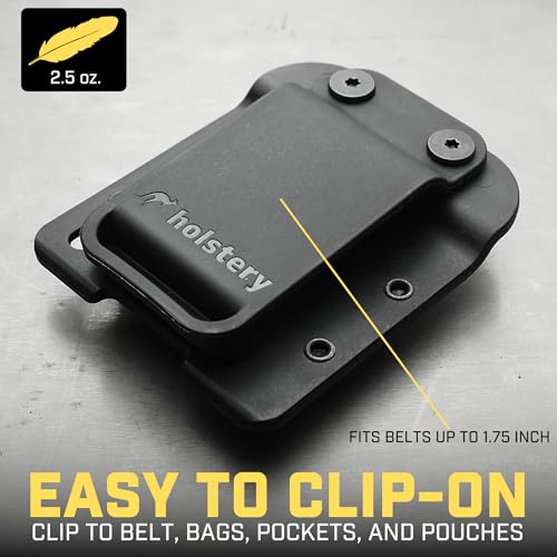 Holstery DriverMaster V2 | Clip-On Tool Belt Drill Holder - Simple Hook Holster for Cordless Drill, Impact, Nailer, Tape Measure, or Any Tools with Hanger Clips - Image 5