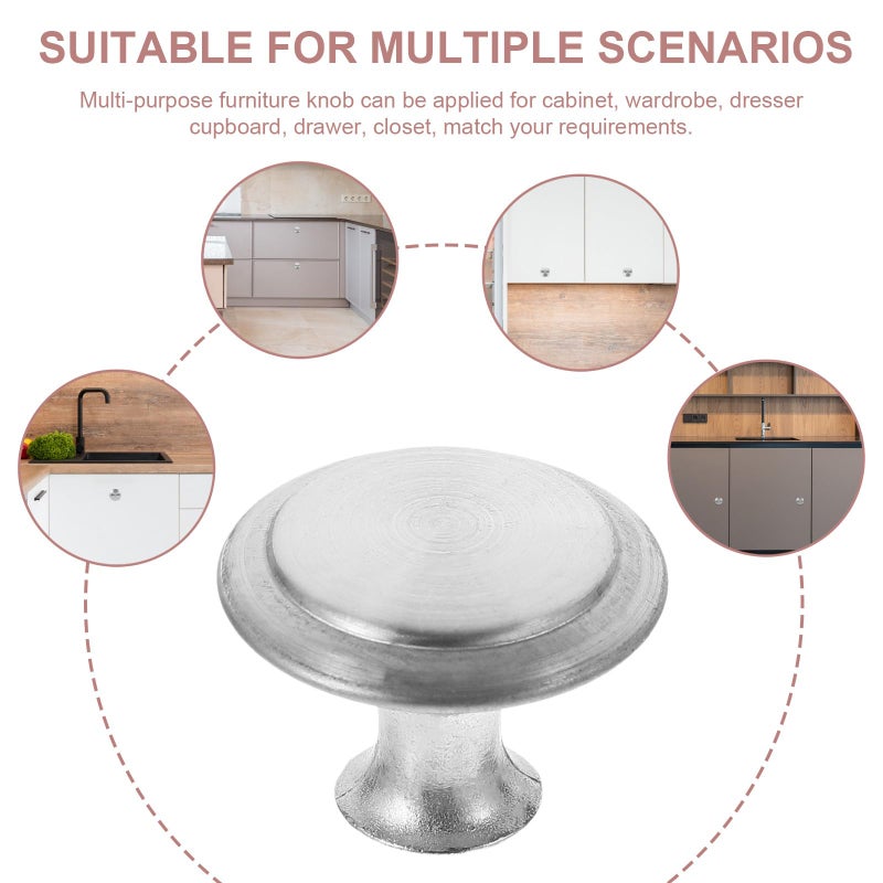 Brushed Nickel 30Pcs Cabinet Knobs And Drawer Pulls For Kitchen Bathroom Dresser Furniture - Image 4