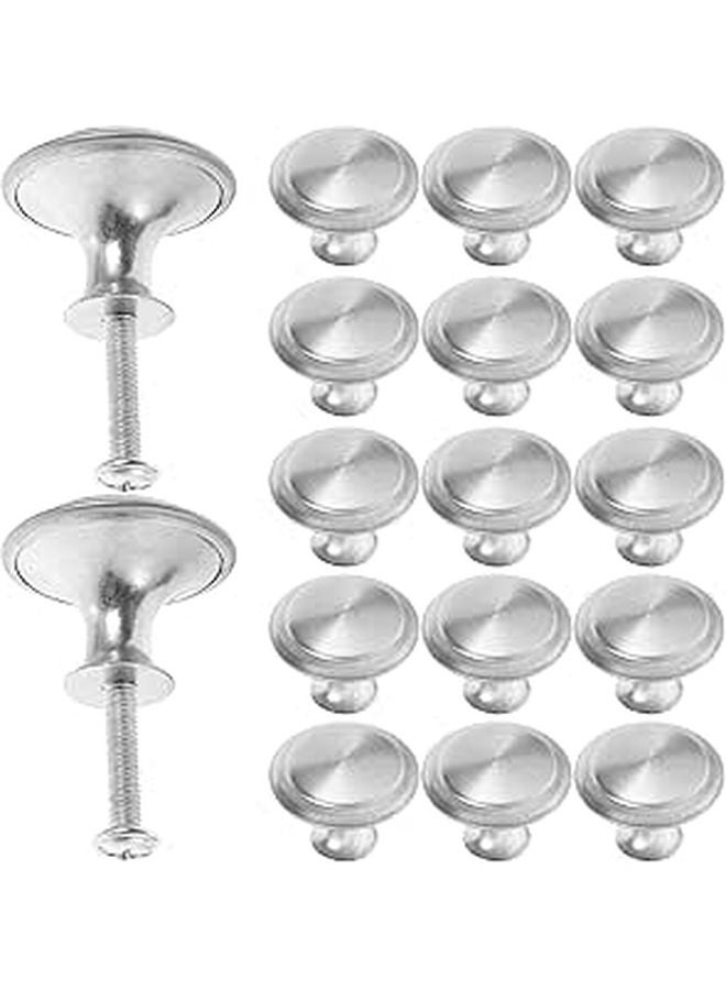 Brushed Nickel 30Pcs Cabinet Knobs And Drawer Pulls For Kitchen Bathroom Dresser Furniture - Image 1
