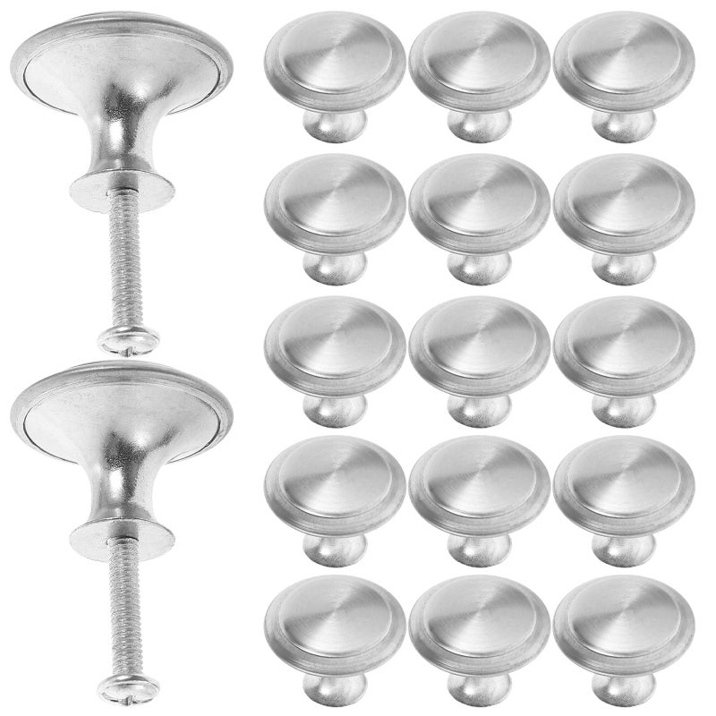 Brushed Nickel 30Pcs Cabinet Knobs And Drawer Pulls For Kitchen Bathroom Dresser Furniture - Image 2