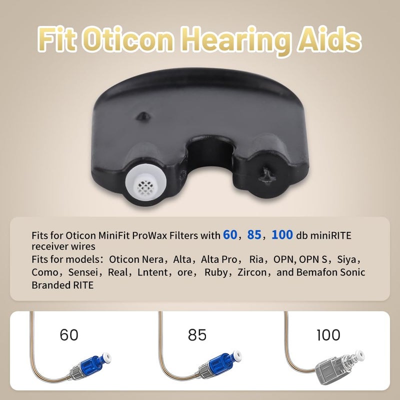 Inspack Hearing Aid Wax Guards for Oticon Prowax Minifit - 5 Packs (30 Pcs) - Image 5