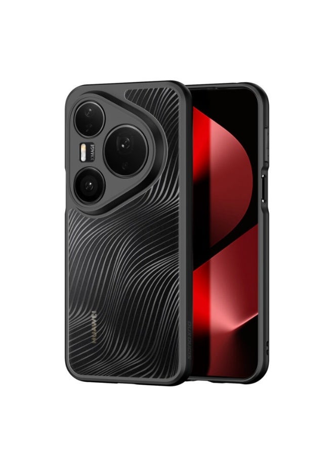 Dux Ducis Aimo Series For Huawei Pura 80 Ultra 5G TPU+PC Matte Drop-Proof Phone Cover -Black - Image 1