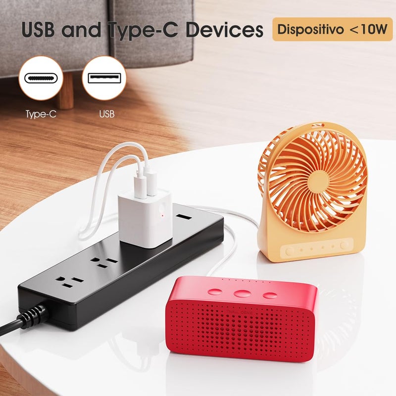 MHCOZY Tuya app Micro WIFI USB adaptor, Smart 5-12V DC outlet Switch,Remote Timer your USB device by Phone app,Compatible with Alexa Google Home - Image 3