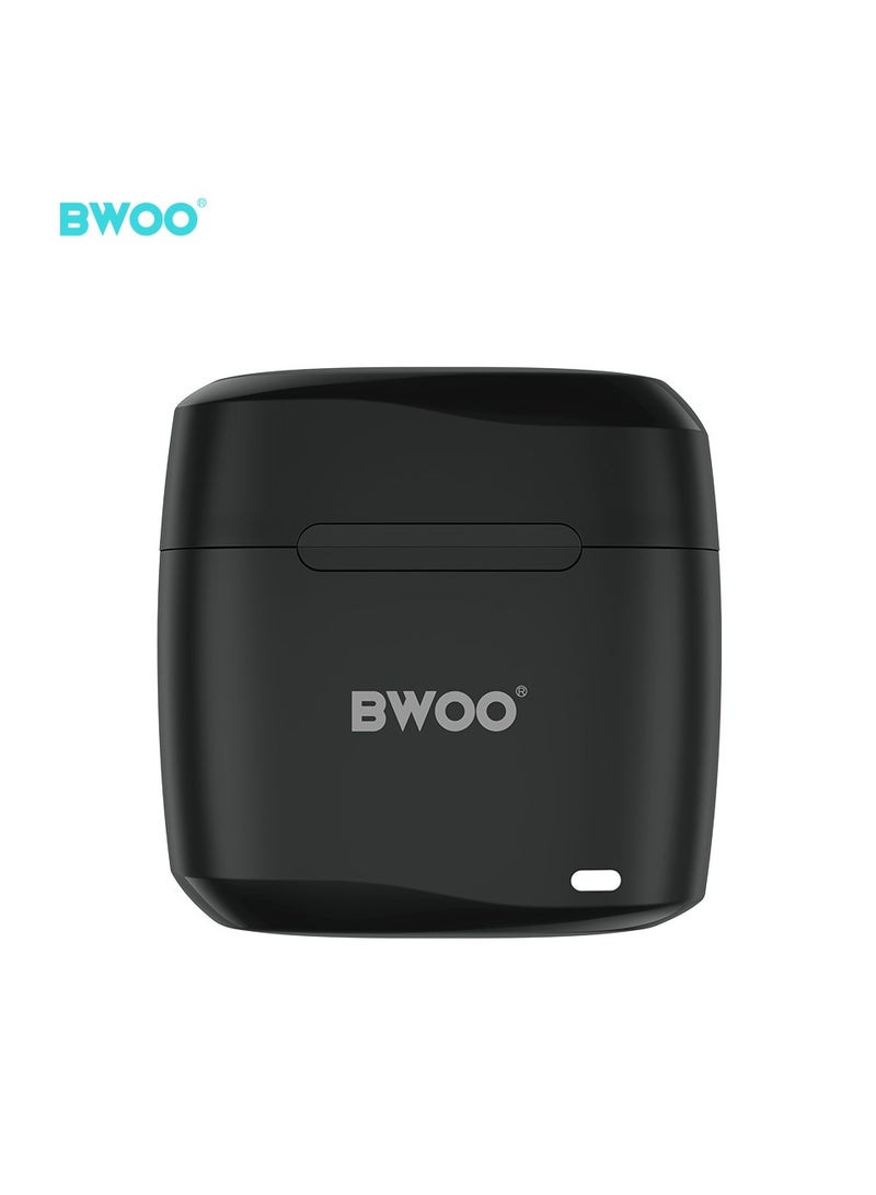 BWOO True Stereo Wireless Earphone Black - Image 3