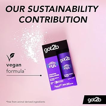 Got2b Powderful Volume Unisex Root Hair Styling Powder For Instant Volume and Root Boost Vegan 10g - Image 5