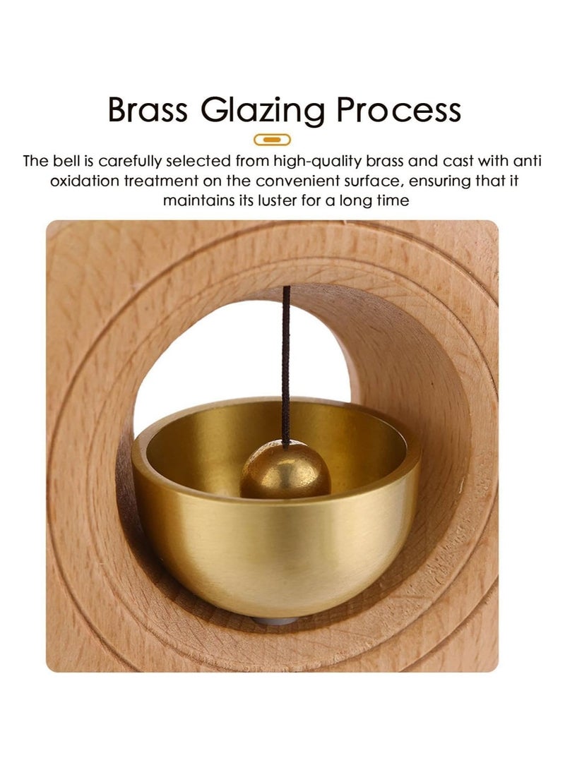 general Doorbell entrance, 1PCS, magnetic brass doorbell Handmade wooden doorbell Owner doorbell opens elegant bird doorbell Wooden magnetic doorbell entrance Welcome doorbell - Image 4