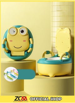 ZCM-HAPPY Classic PVC Cushion Toddler Potty Training Chair With Lid And High Back Support  - Image 1