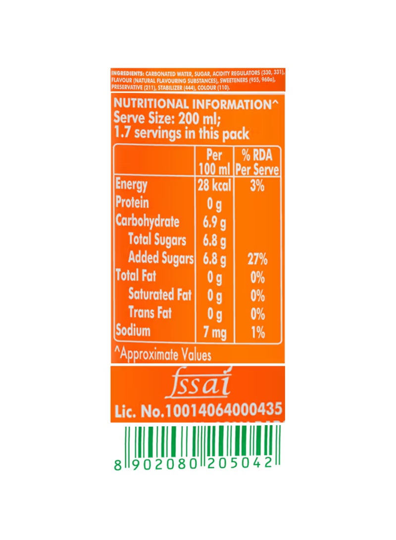 Mirinda Orange Carbonated Soft Drink Glass Bottles 6 x 250ml - Image 2