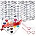 ARTLYMERS 24Pack Watercolor Paint Set 16Colors Heart Water Color Paint Sets for Kids with Paintbrush Washable Valentines Gifts Art Supplies for Preschool Classroom Party Favor Prizes Exchange - Image 2