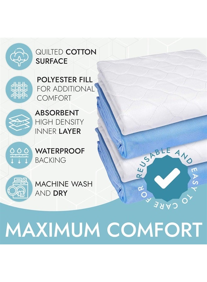 Epica Premium Ultra Plus Waterproof Sheet Protector Bed Pad, Under-pad, Quilted, Waterproof, and Washable, 34" x 52" for Children or Adults with Incontinence (1-Pack)  - Image 4